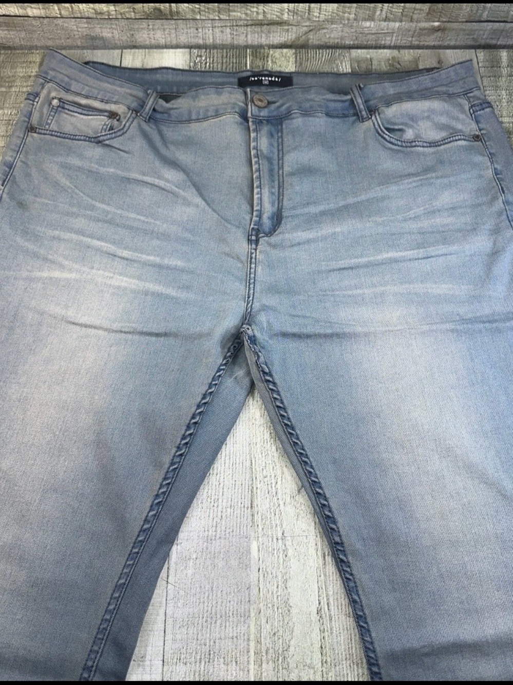 Serenede Men's Light Blue Skinny Jeans - Contemporary Slim Cut